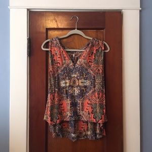 Free People sleeveless blouse